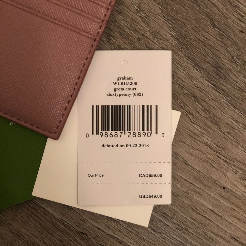 Kate Spade | Glitter “graham” card holder - Picture 3 of 3